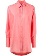 Joseph Classic Shirt, Women's, Size: 38, Pink/purple, Silk