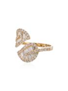 Anita Ko Wrap Leaf Ring - Metallic