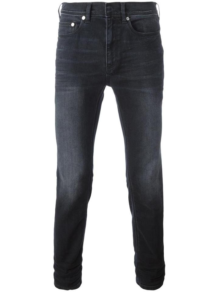 Neil Barrett Slim Fit Jeans, Size: 34, Black, Cotton/spandex/elastane