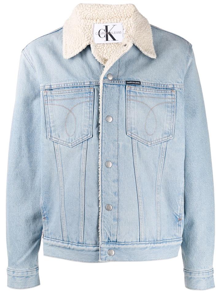Calvin Klein Jeans Slim Denim Jacket - Blue