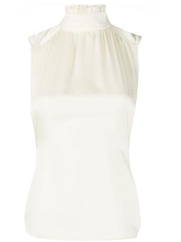 Sueundercover High Halter Neck Top - Neutrals
