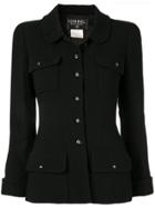 Chanel Pre-owned Vintage Long Sleeve Jacket - Black