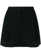 Twin-set Relaxed Fit Shorts - Black