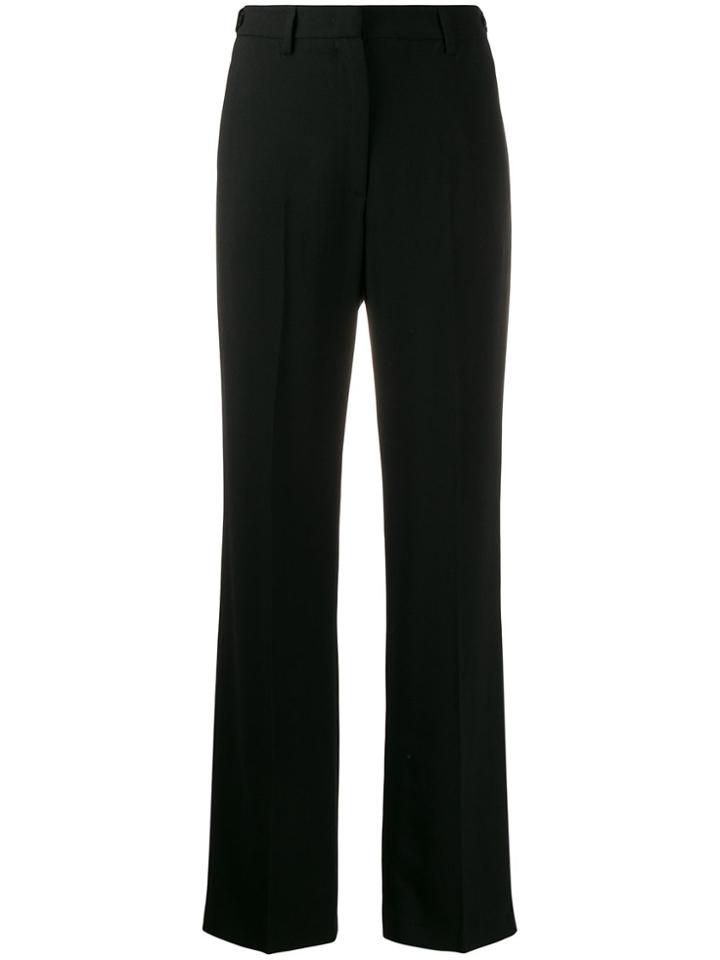 Msgm Tailored Stright Pants - Black