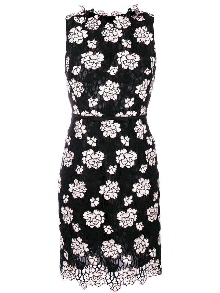 Giambattista Valli Flower Patch Dress - Black