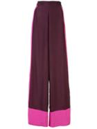 Taller Marmo Contrasting Trim Trousers - Pink