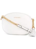 Michael Michael Kors Rounded Crossbody Bag, Women's, White, Leather