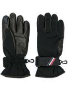 Moncler Grenoble Padded Snow Gloves, Women's, Size: Medium, Black, Polyamide/polyester/spandex/elastane
