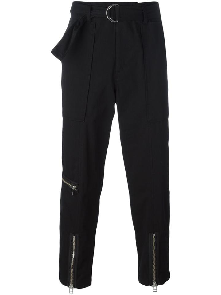 3.1 Phillip Lim Belted Trousers - Black