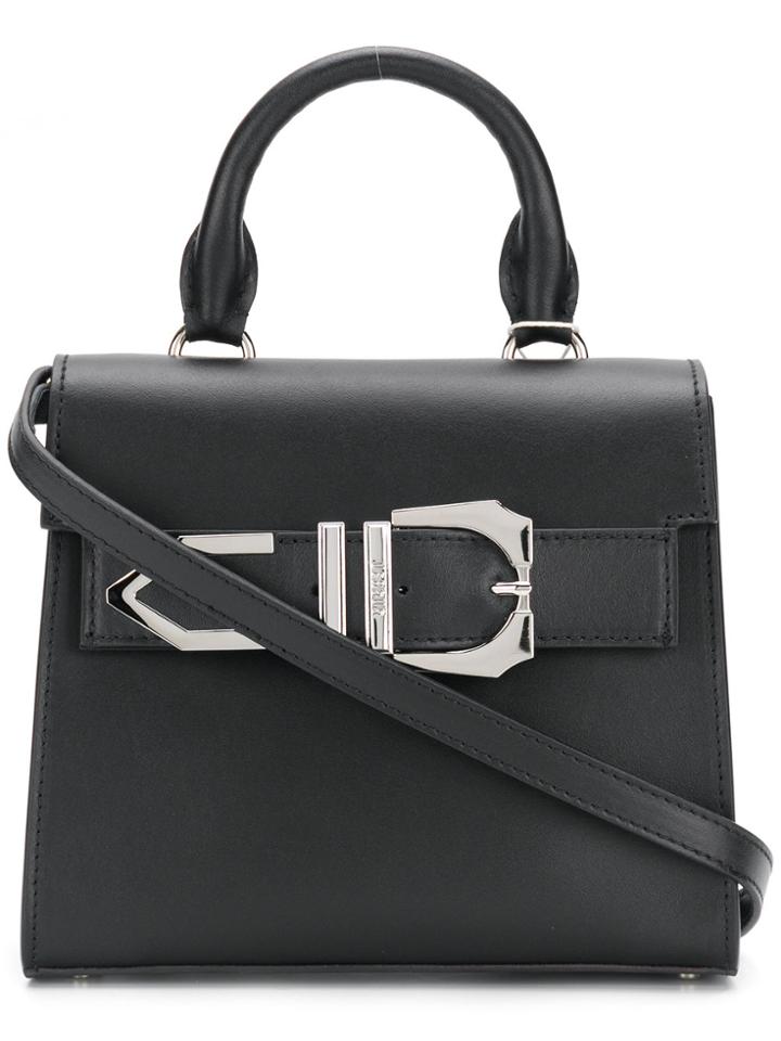 Versus Buckle Trim Clutch - Black