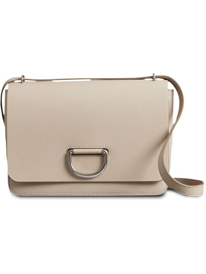 Burberry The Medium Leather D-ring Bag - Grey