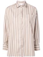 Max Mara Striped Shirt - Neutrals