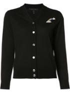 Rainbow Patch Cardigan, Women's, Size: Large, Black, Wool, Marc Jacobs