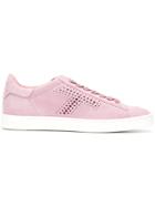 Tod's Cut-out Detail Sneakers - Pink & Purple
