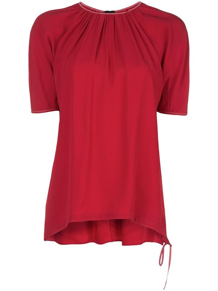Marni Gathered Collar Top
