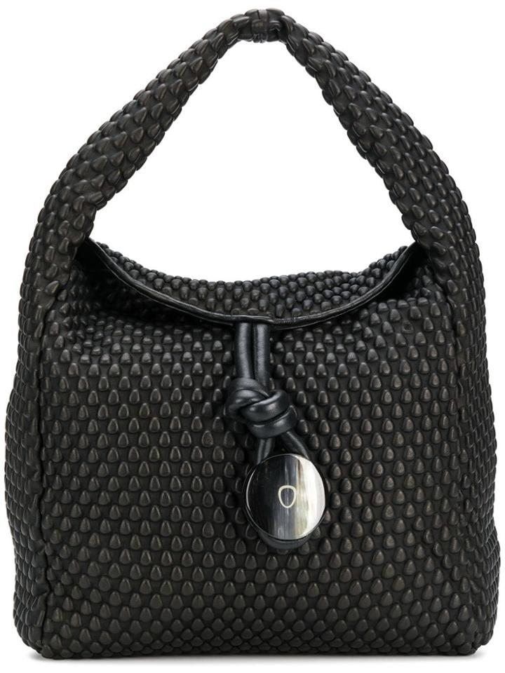 Tissa Fontaneda Textured Tote Bag - Black