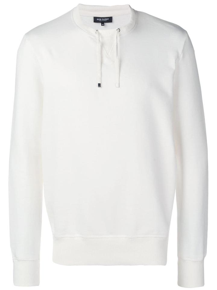 Ron Dorff Drawstring Sweatshirt - White