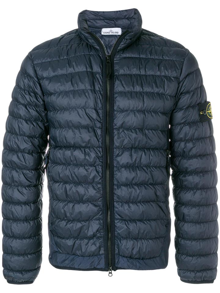 Stone Island Micro Yarn Packable Jacket - Blue