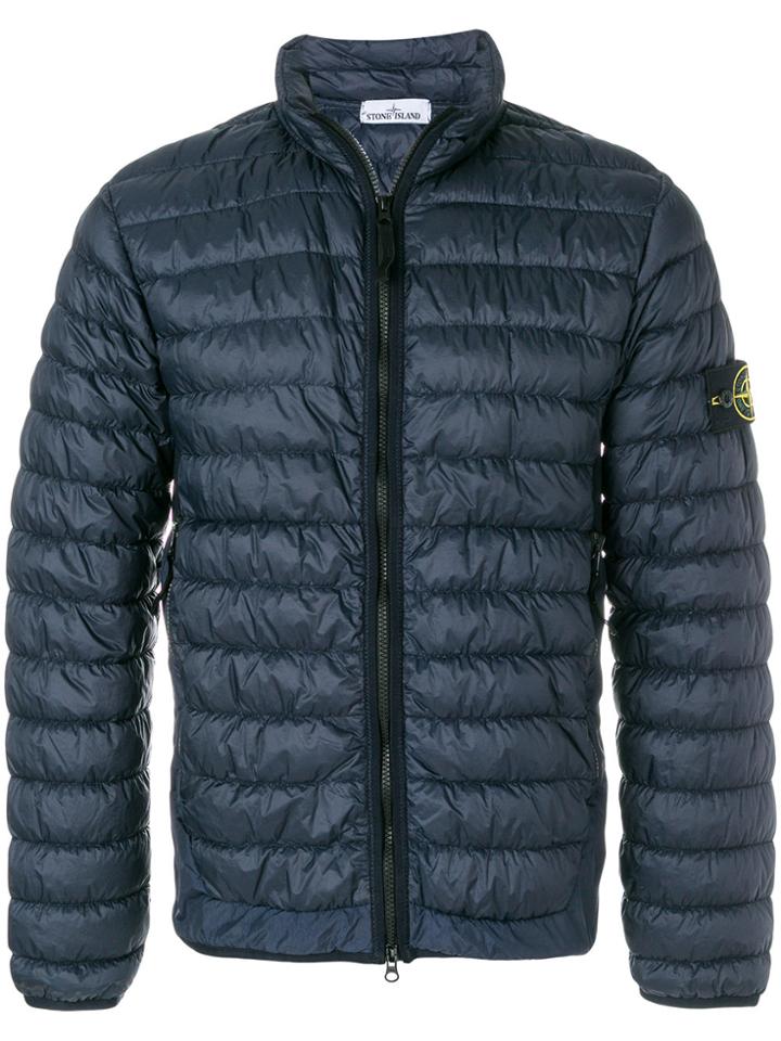 Stone Island Micro Yarn Packable Jacket - Blue