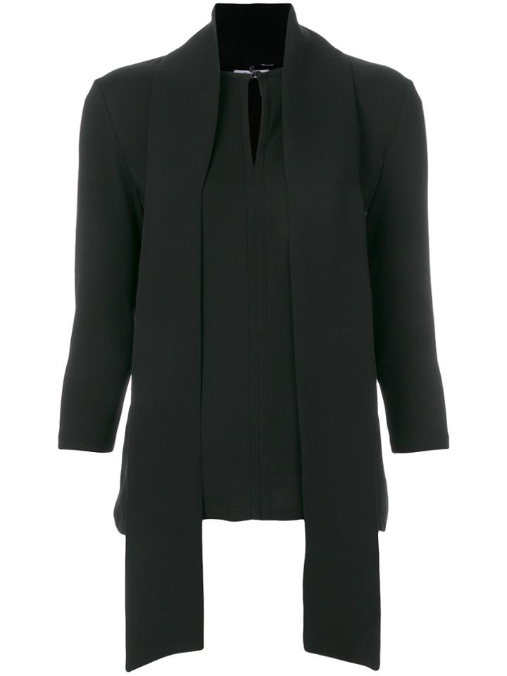 Max Mara Scarf Blouse - Black