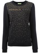 Versace Jeans Studded Detail Sweatshirt - Black