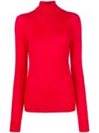 Ports 1961 Turtleneck Jumper - Red