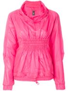 Adidas By Stella Mccartney Gathered Waist Hoodie - Pink & Purple