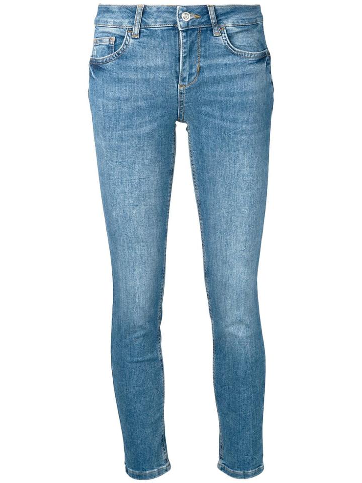 Liu Jo Skinny Cropped Jeans - Blue