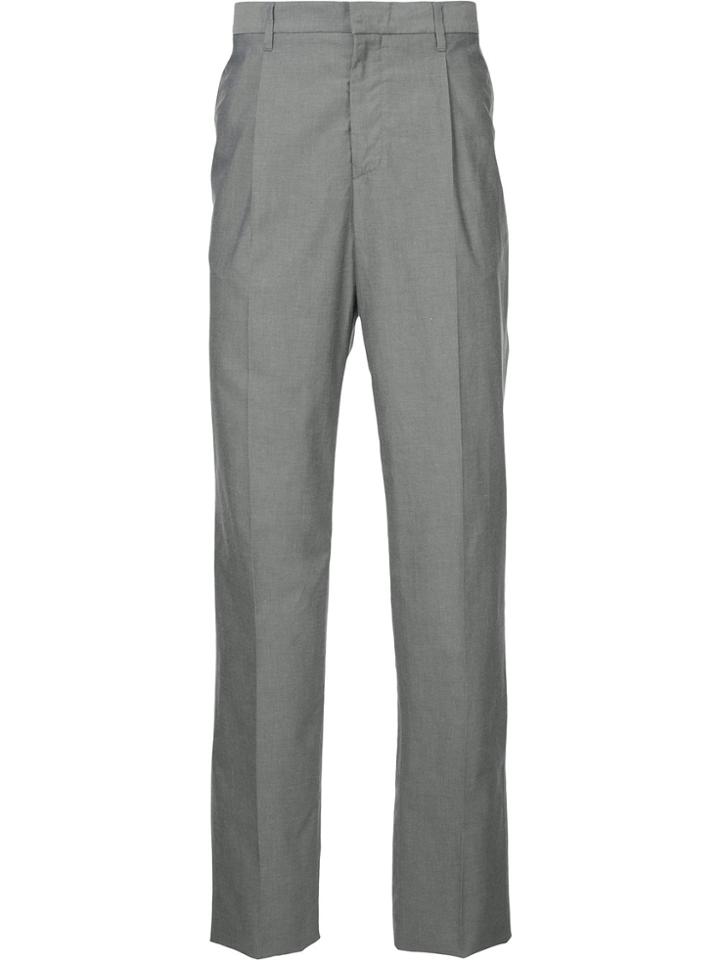 Gieves & Hawkes Tailored Fitted Trousers - Grey