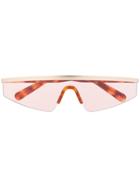 Courrèges Eyewear Courrèges Eyewear Cl1902 001 Gold Havana Brown