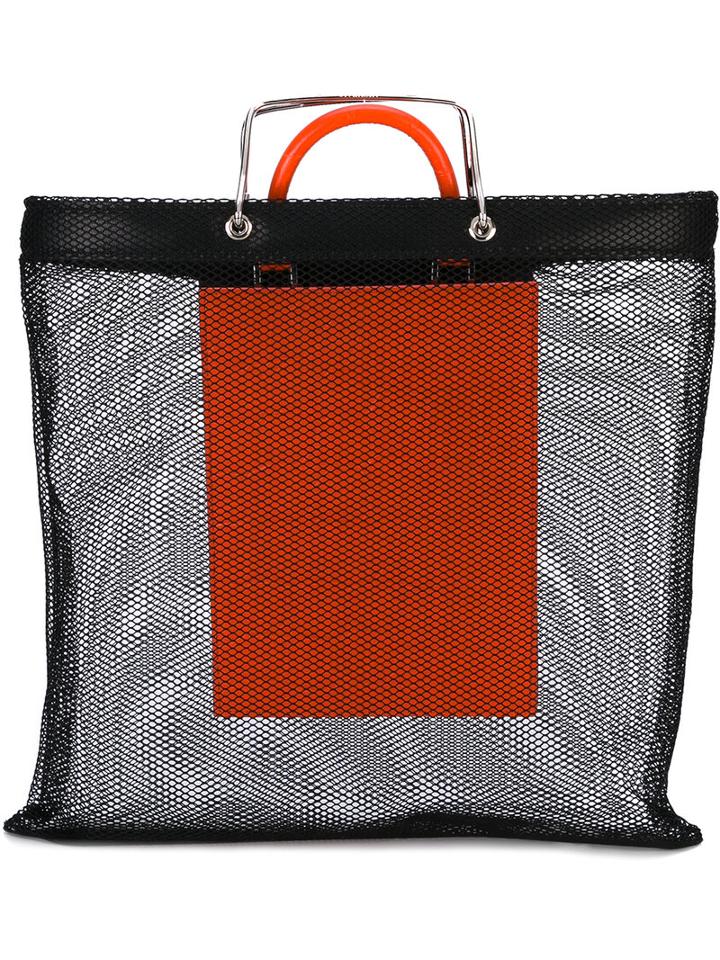Givenchy - Mesh Layered Tote Bag - Women - Leather/polyamide - One Size, Black, Leather/polyamide