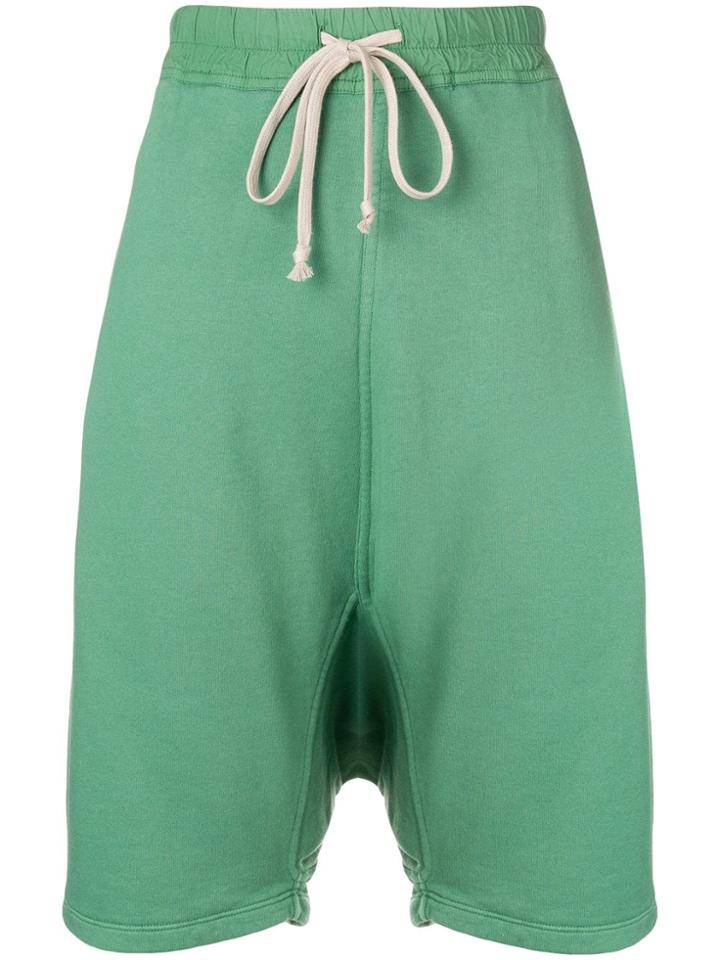 Rick Owens Drkshdw Elasticated Waist Shorts - Green