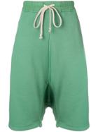 Rick Owens Drkshdw Elasticated Waist Shorts - Green