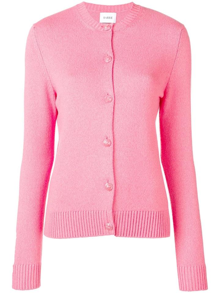 Barrie Classic Cashmere Cardigan - Pink