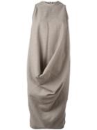 Rick Owens 'la Brea' Dress, Women's, Size: 40, Nude/neutrals, Virgin Wool/cotton