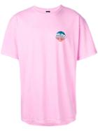Stussy Logo Patch T-shirt - Pink & Purple