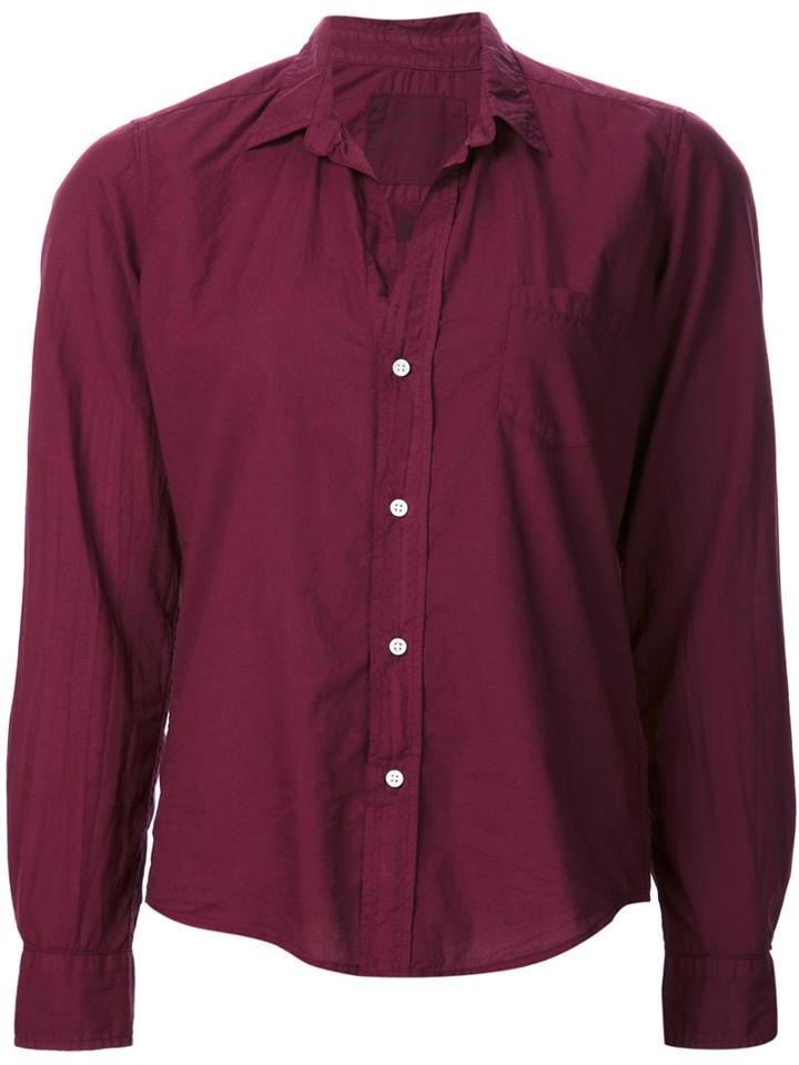 Frank & Eileen Relaxed Fit Shirt, Women's, Size: Large, Pink/purple, Cotton