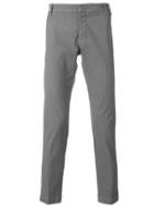 Entre Amis Cropped Tapered Trousers - Grey