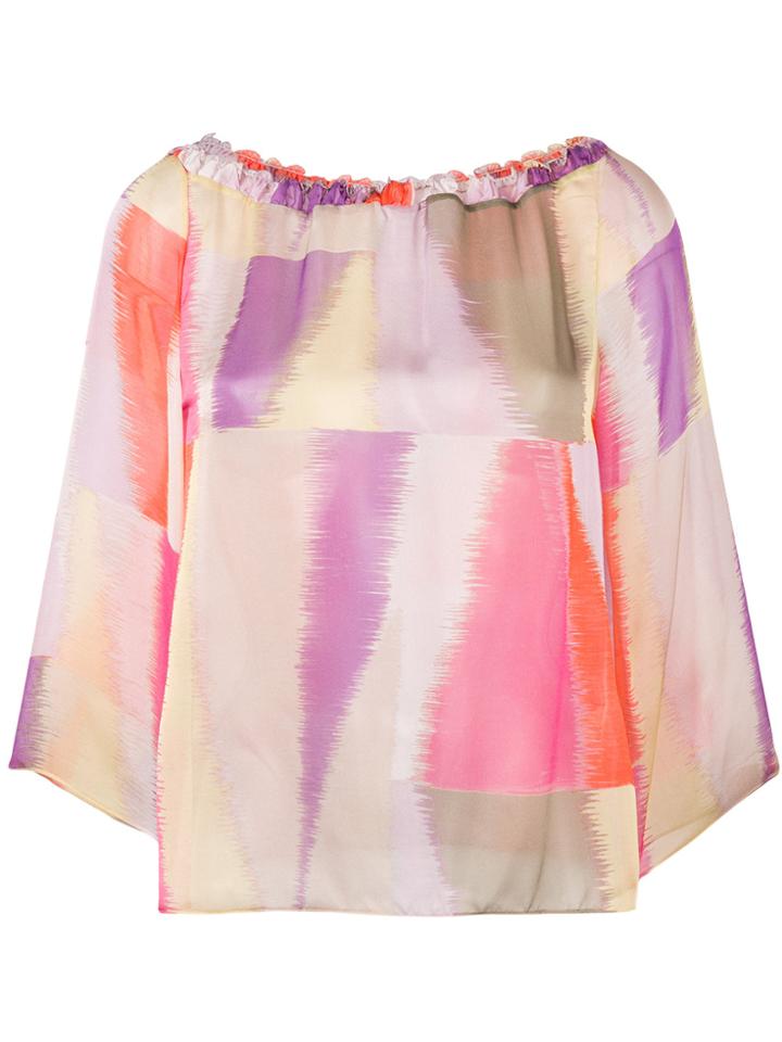 Kristina Ti Printed 3/4 Sleeve Blouse - Multicolour