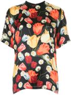 Mother Of Pearl Tulip-print T-shirt - Multicolour