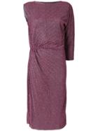 A.f.vandevorst Ruched Glitter Dress - Pink & Purple