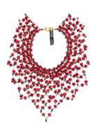 Afroditi Hera Beaded Necklace, Women's, Red