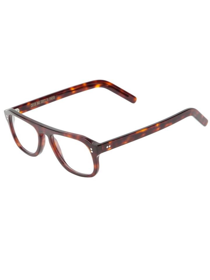 Cutler & Gross Rounded Rectangular Frame Optical Glasses