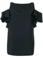 Chiara Boni La Petite Robe Tatina Off Shoulder Blouse - Black
