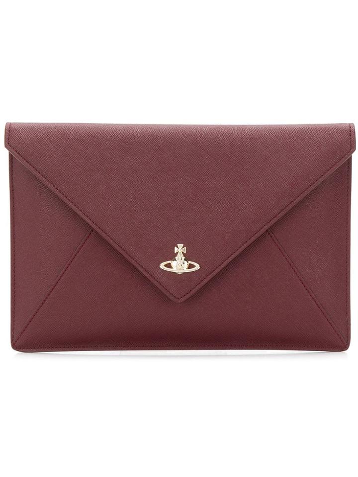 Vivienne Westwood Victoria Envelope Clutch - Red