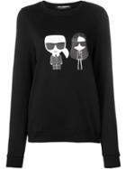 Karl Lagerfeld Karl X Kaia Ikonik Sweatshirt - Black