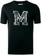Maison Margiela M Print T-shirt, Men's, Size: 54, Black, Cotton