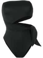 Zimmermann Scarf Cut-out Swimsuit - Black