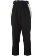Aleksandr Manamïs Tailored Waistband Trousers, Women's, Size: I, Black, Wool/cotton/ramie