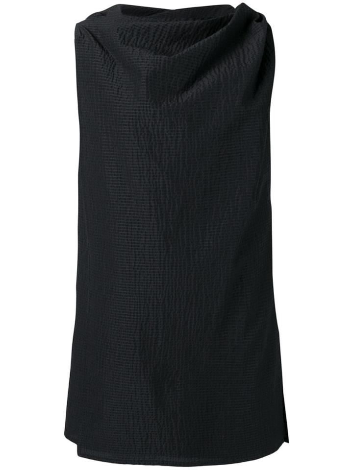 Rick Owens Draped Mini Dress - Black